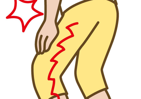 立ち上がる時のお尻の痛みのイメージ画像