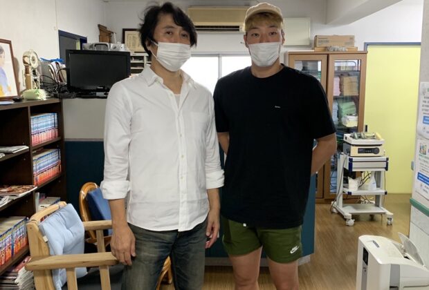 長崎ヴェルカの高比良選手がボディバランスチェックに来られました。のイメージ画像