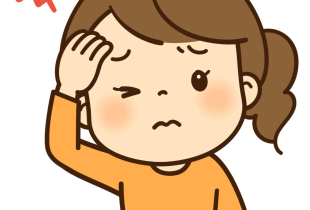 原因不明の突然の頭痛。のイメージ画像