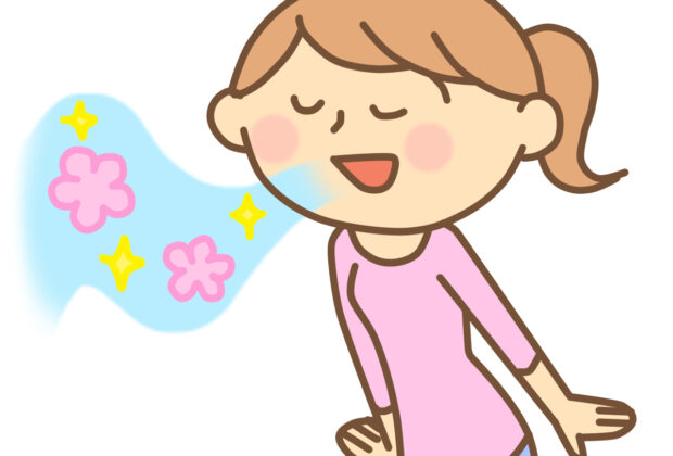 奥歯を嚙みしめる。（口臭の原因）のイメージ画像