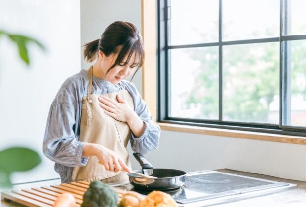 呼吸がし難い（首の圧迫感）のイメージ画像